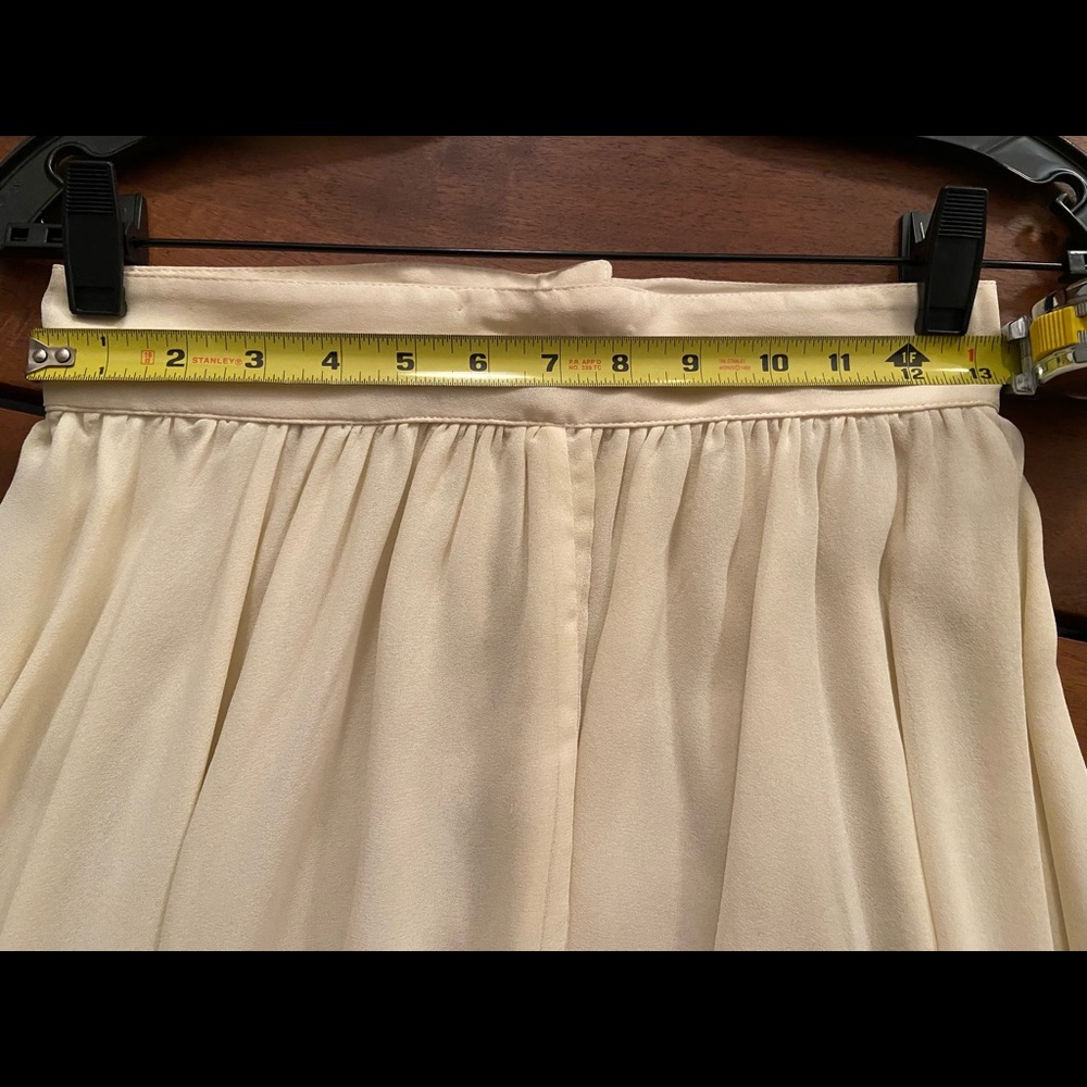 Organza Skirt,  Ecru (off white), size small - Picture 7 of 8